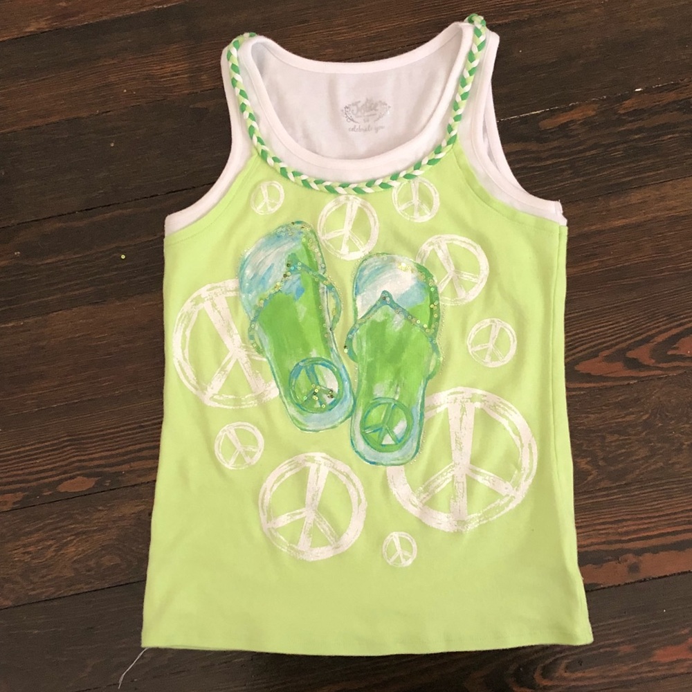 Justice size 14 sleeveless, flawless top